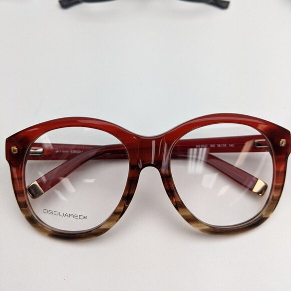 🕶️Made in Italy! Dsquared DQ5047-068 Eyeglasses 58-18-140 / JLE254🕶️​ - Picture 1 of 8